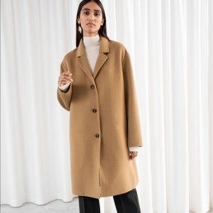 & Other Stories Wool Blend Coat